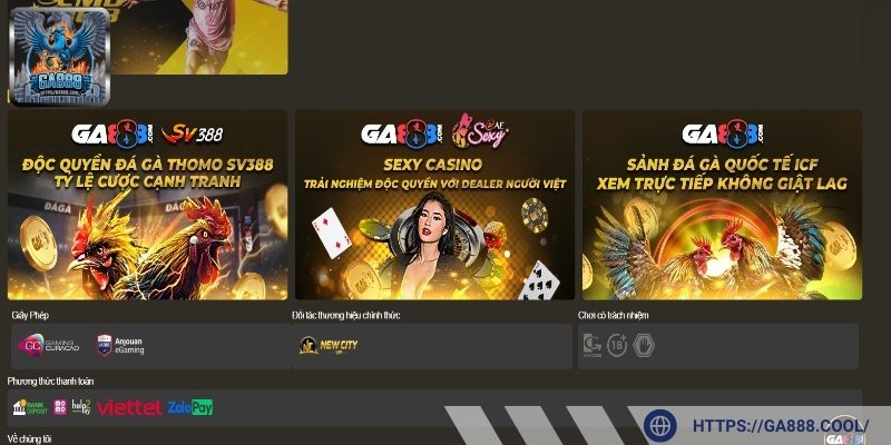  Live Casino GA888 sẽ là nơi lý tưởng chinh phục đỉnh cao