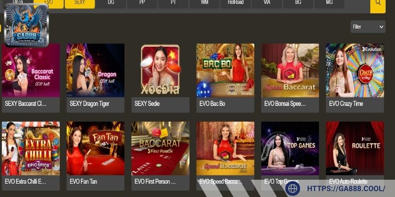 Live casino GA888 xây dựng uy tín bằng chính sự minh bạch